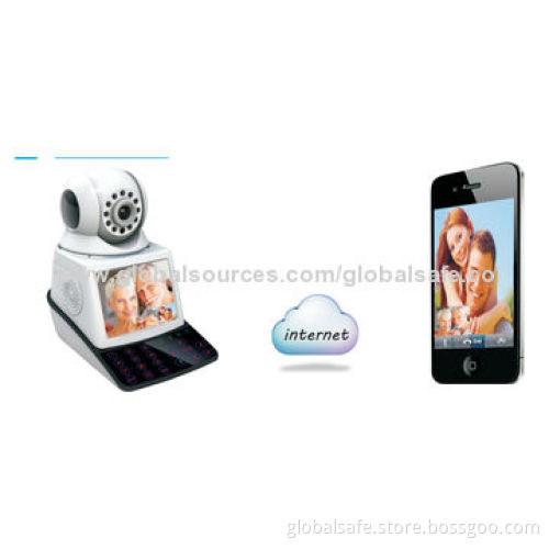 Network video alarm system for door/window GAP detector and remote control built-in speaker